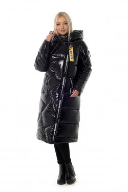 Пальто женское зимнее DAKOTA OFF (цвет черный)